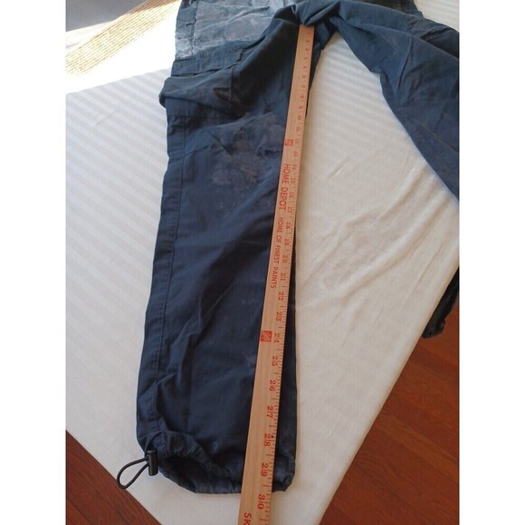 Pacsun navy cargo pants womens M elastic waist joggers Y2K style skate beach - Picture 12 of 12